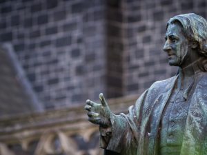 Statue of John Wesley - Uniting Church Melbourne CBD - Winter 20
